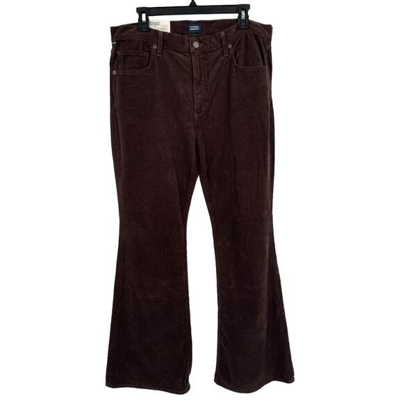 Citizens of Humanity jeans Isola corduroy flared brown size 32 - Picture 2 of 9